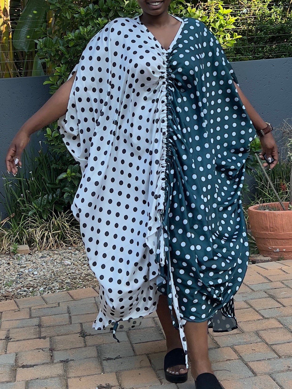 Yingyang caftan summer maxi dress