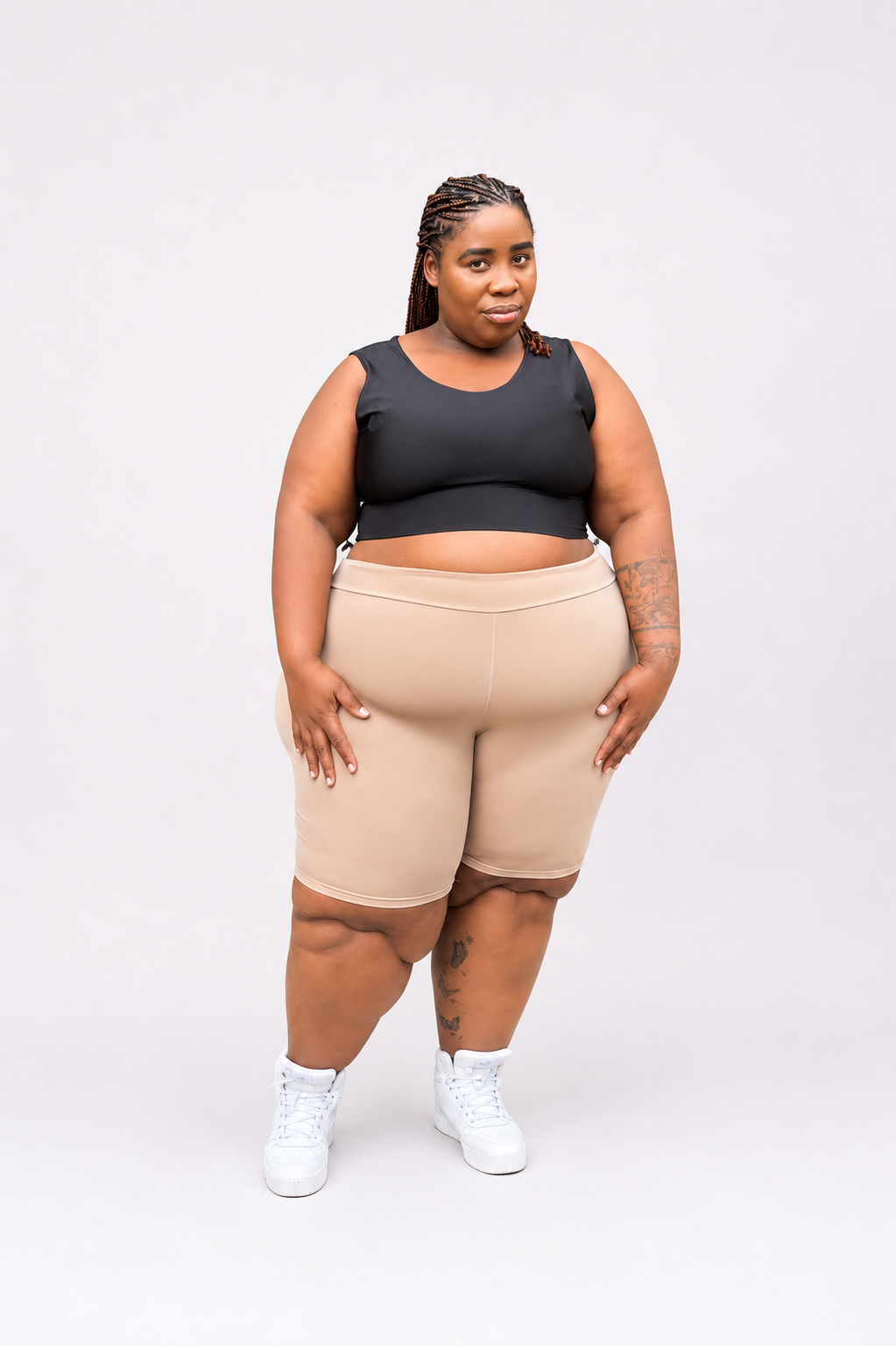 Active CurveFit Nude Short Tights
