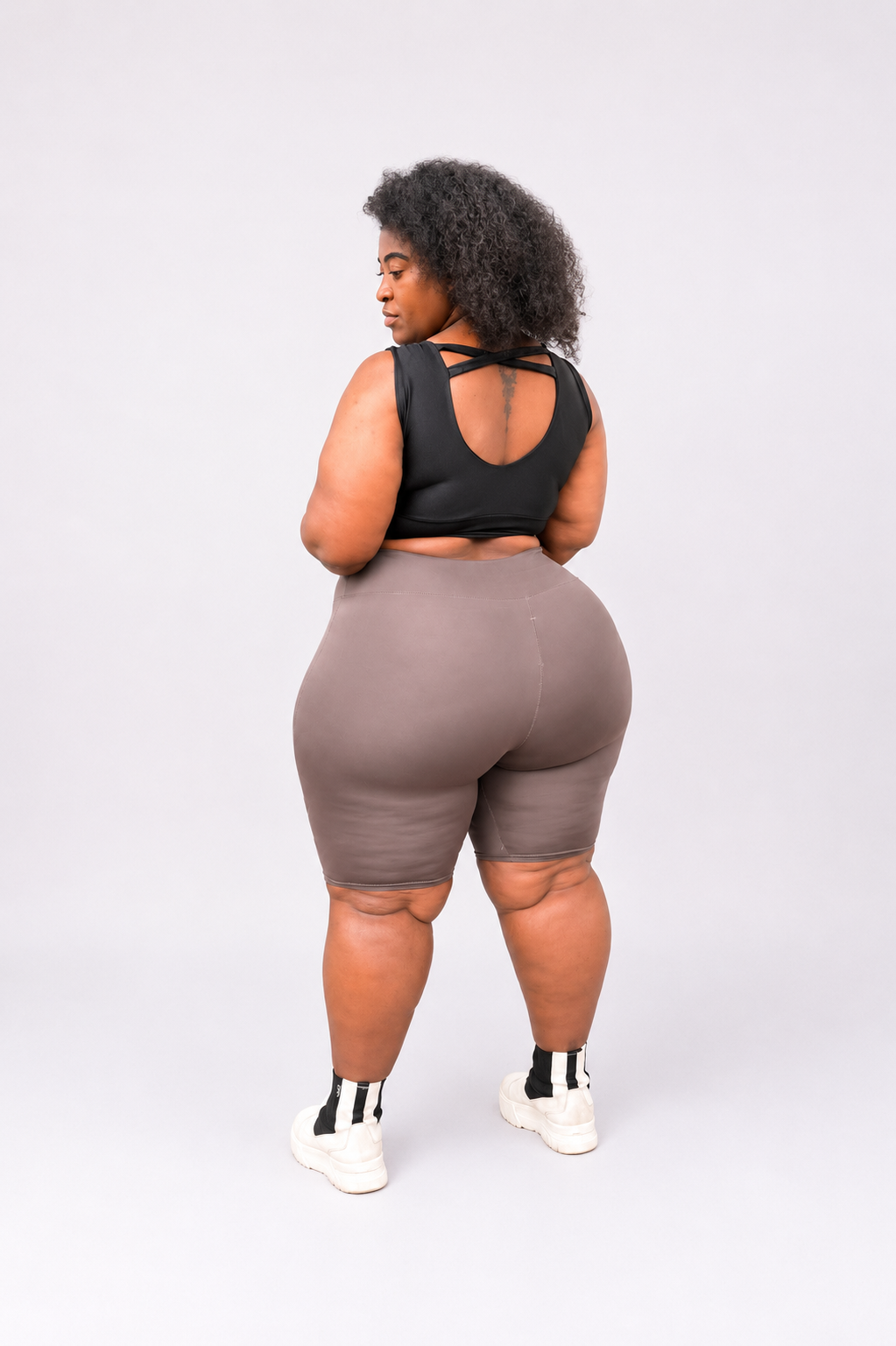 Active CurveFit Mocha Brown Short Tights