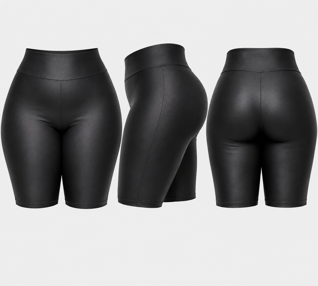 Active CurveFit Jet Black Short Tights