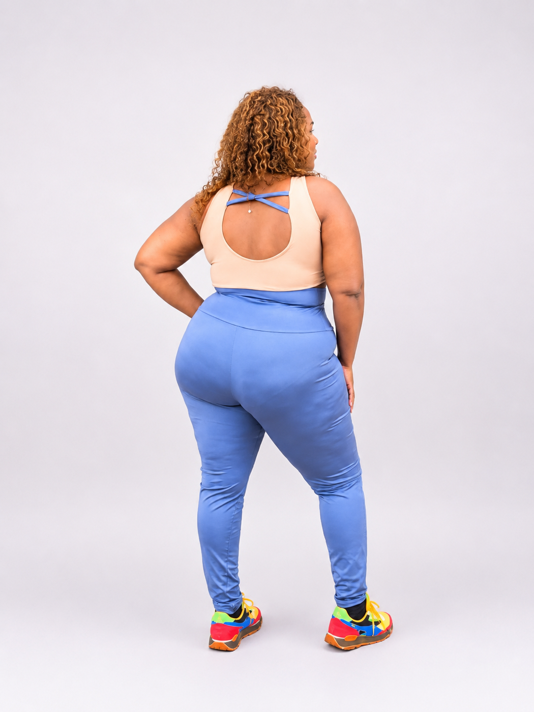 Active CurveFit Slate Blue Long Tights