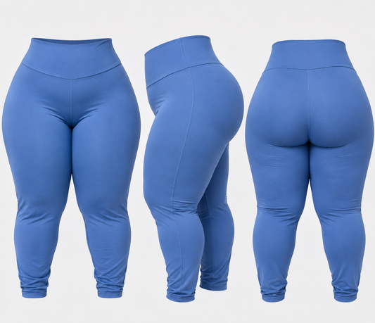 Active CurveFit Slate Blue Long Tights