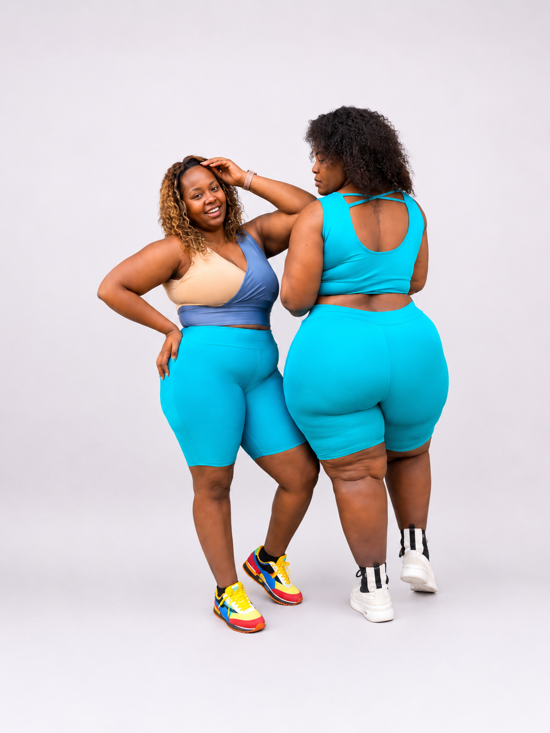 Active CurveFit Turquoise Short Tights