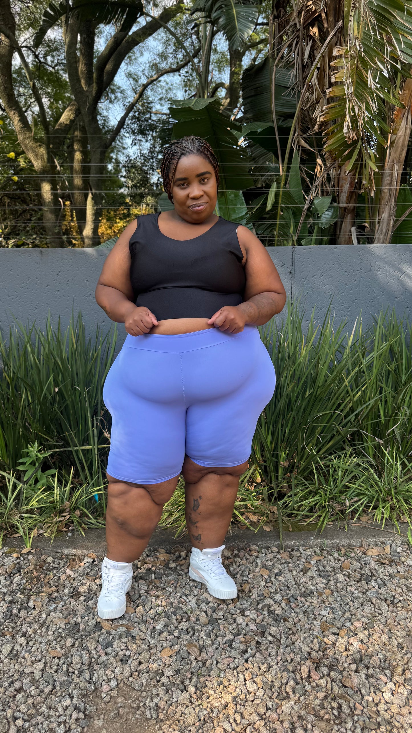 Active CurveFit Dusty Blue Short Tights
